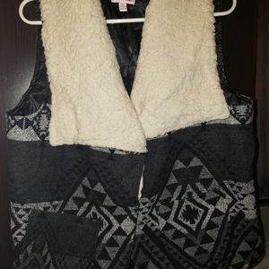 Winter fur vest